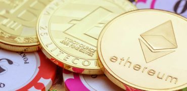 bitcoin, litecoin, ethereum, casino chips